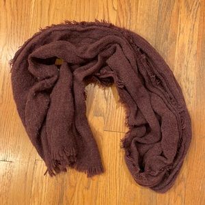 Cozy Burgundy Scarf